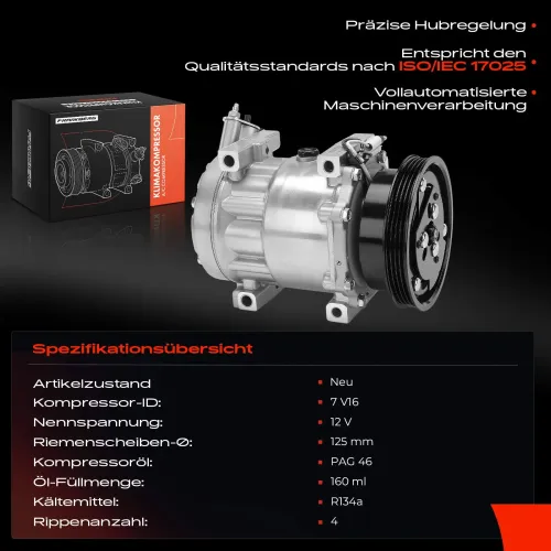 Kompressor, Klimaanlage Frankberg 5481FB0051144 Bild Kompressor, Klimaanlage Frankberg 5481FB0051144