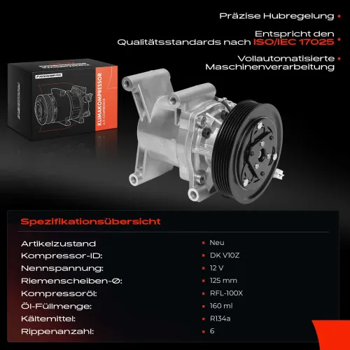 Kompressor, Klimaanlage Frankberg 5481FB0051179 Bild Kompressor, Klimaanlage Frankberg 5481FB0051179