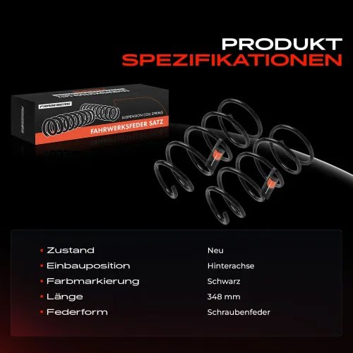 Fahrwerksfeder Hinterachse Frankberg 5481FB0051228 Bild Fahrwerksfeder Hinterachse Frankberg 5481FB0051228