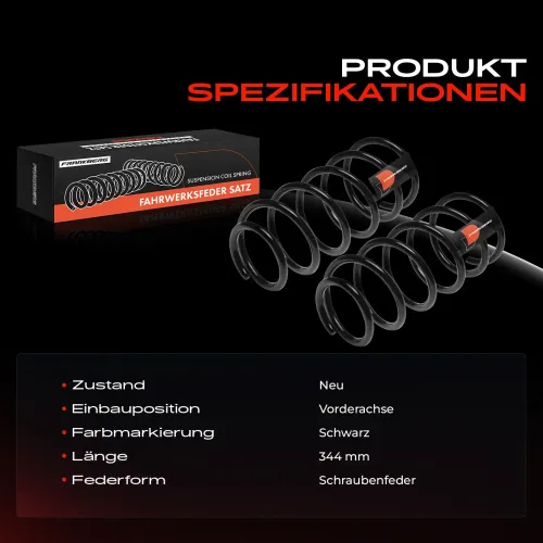 Fahrwerksfeder Vorderachse Frankberg 5481FB0051252 Bild Fahrwerksfeder Vorderachse Frankberg 5481FB0051252