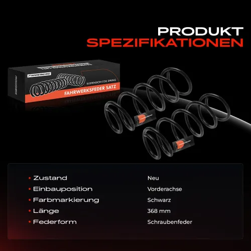 Fahrwerksfeder Vorderachse Frankberg 5481FB0051254 Bild Fahrwerksfeder Vorderachse Frankberg 5481FB0051254