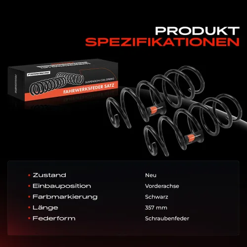 Fahrwerksfeder Vorderachse Frankberg 5481FB0051263 Bild Fahrwerksfeder Vorderachse Frankberg 5481FB0051263