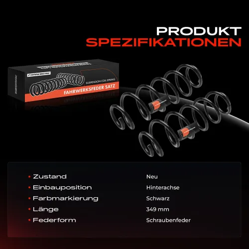 Fahrwerksfeder Hinterachse Frankberg 5481FB0051276 Bild Fahrwerksfeder Hinterachse Frankberg 5481FB0051276