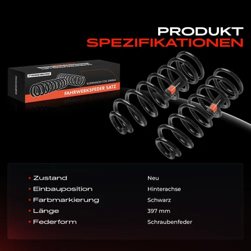 Fahrwerksfeder Hinterachse Frankberg 5481FB0051293 Bild Fahrwerksfeder Hinterachse Frankberg 5481FB0051293