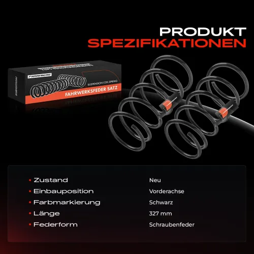 Fahrwerksfeder Vorderachse Frankberg 5481FB0051351 Bild Fahrwerksfeder Vorderachse Frankberg 5481FB0051351