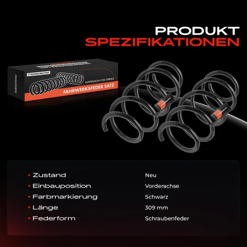 Fahrwerksfeder Vorderachse Frankberg 5481FB0051352 Bild Fahrwerksfeder Vorderachse Frankberg 5481FB0051352