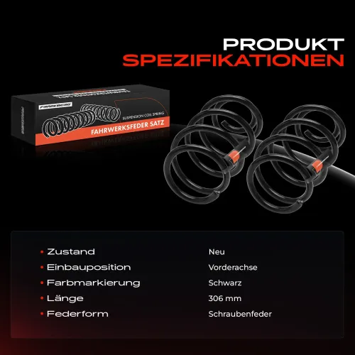 Fahrwerksfeder Vorderachse Frankberg 5481FB0051353 Bild Fahrwerksfeder Vorderachse Frankberg 5481FB0051353