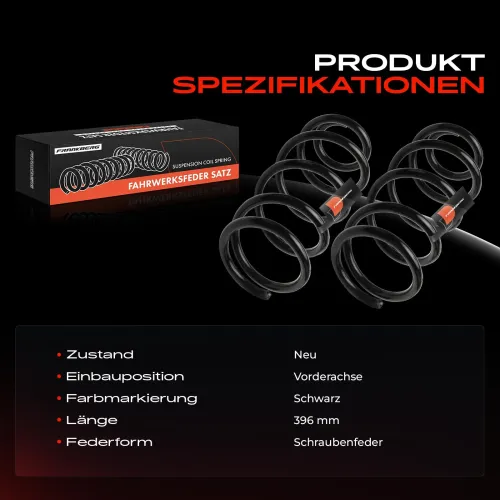 Fahrwerksfeder Vorderachse Frankberg 5481FB0051354 Bild Fahrwerksfeder Vorderachse Frankberg 5481FB0051354