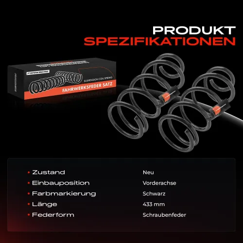 Fahrwerksfeder Vorderachse Frankberg 5481FB0051356 Bild Fahrwerksfeder Vorderachse Frankberg 5481FB0051356