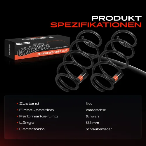 Fahrwerksfeder Vorderachse Frankberg 5481FB0051375 Bild Fahrwerksfeder Vorderachse Frankberg 5481FB0051375