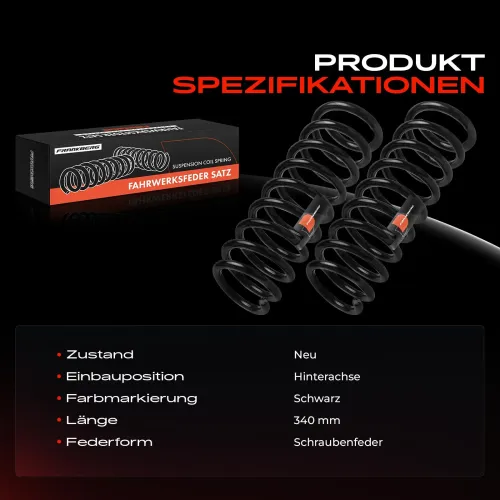 Fahrwerksfeder Hinterachse Frankberg 5481FB0051381 Bild Fahrwerksfeder Hinterachse Frankberg 5481FB0051381