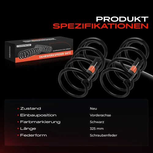 Fahrwerksfeder Vorderachse Frankberg 5481FB0051386 Bild Fahrwerksfeder Vorderachse Frankberg 5481FB0051386