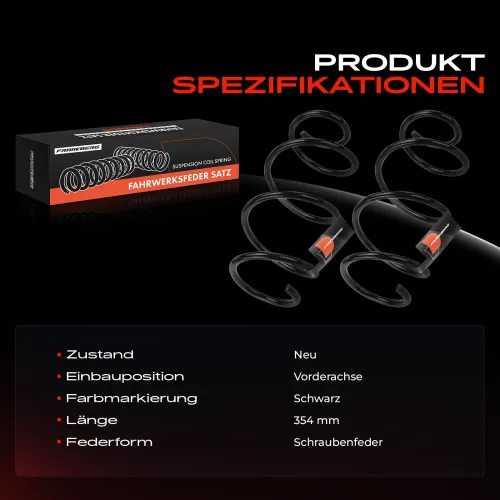 Fahrwerksfeder Vorderachse Frankberg 5481FB0051440 Bild Fahrwerksfeder Vorderachse Frankberg 5481FB0051440