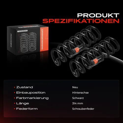 Fahrwerksfeder Hinterachse Frankberg 5481FB0051463 Bild Fahrwerksfeder Hinterachse Frankberg 5481FB0051463