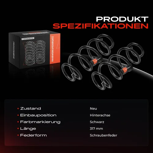 Fahrwerksfeder Hinterachse Frankberg 5481FB0051466 Bild Fahrwerksfeder Hinterachse Frankberg 5481FB0051466