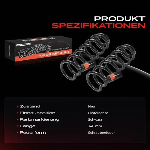 Fahrwerksfeder Hinterachse Frankberg 5481FB0051471 Bild Fahrwerksfeder Hinterachse Frankberg 5481FB0051471