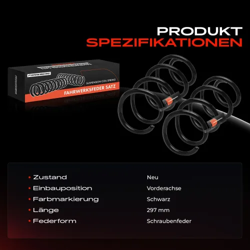 Fahrwerksfeder Vorderachse Frankberg 5481FB0051482 Bild Fahrwerksfeder Vorderachse Frankberg 5481FB0051482