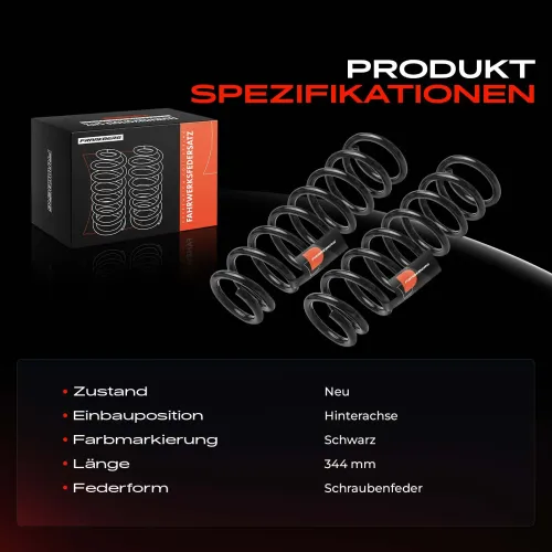 Fahrwerksfeder Hinterachse Frankberg 5481FB0051498 Bild Fahrwerksfeder Hinterachse Frankberg 5481FB0051498