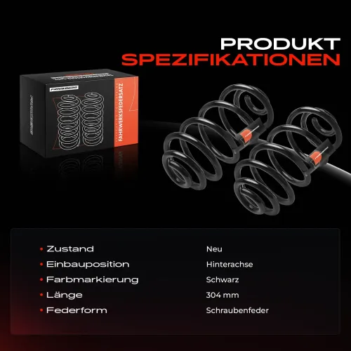 Fahrwerksfeder Hinterachse Frankberg 5481FB0051540 Bild Fahrwerksfeder Hinterachse Frankberg 5481FB0051540