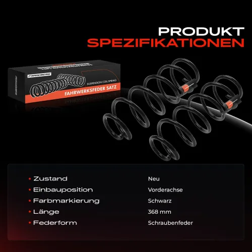 Fahrwerksfeder Vorderachse Frankberg 5481FB0051555 Bild Fahrwerksfeder Vorderachse Frankberg 5481FB0051555