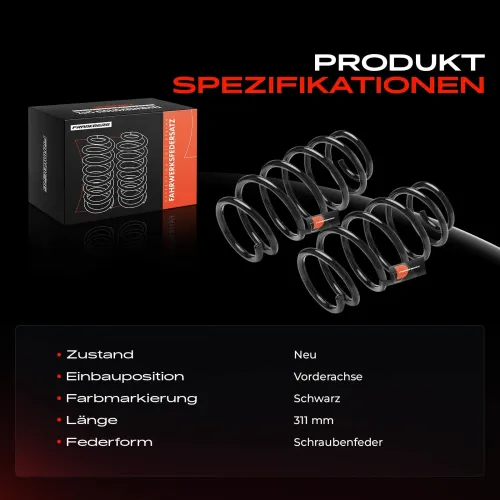 Fahrwerksfeder Vorderachse Frankberg 5481FB0051576 Bild Fahrwerksfeder Vorderachse Frankberg 5481FB0051576