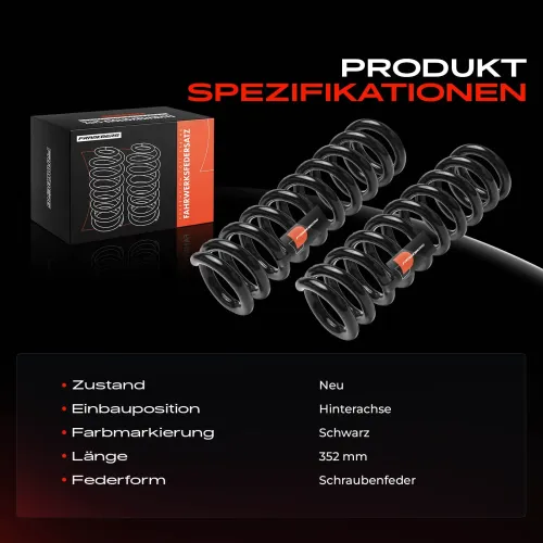 Fahrwerksfeder Hinterachse Frankberg 5481FB0051600 Bild Fahrwerksfeder Hinterachse Frankberg 5481FB0051600