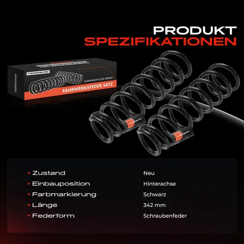 Fahrwerksfeder Hinterachse Frankberg 5481FB0051611 Bild Fahrwerksfeder Hinterachse Frankberg 5481FB0051611