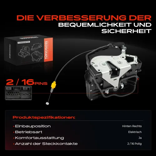 Türschloss hinten rechts Frankberg 5481FB0051852 Bild Türschloss hinten rechts Frankberg 5481FB0051852