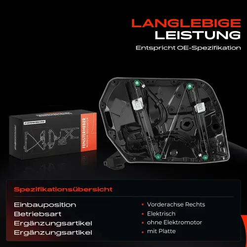 Fensterheber vorne rechts Frankberg 5481FB0051853 Bild Fensterheber vorne rechts Frankberg 5481FB0051853