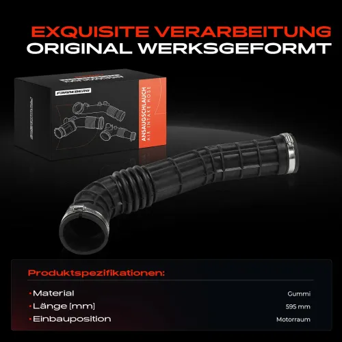 Ansaugschlauch, Luftfilter Motorraum Frankberg 5481FB0051874 Bild Ansaugschlauch, Luftfilter Motorraum Frankberg 5481FB0051874