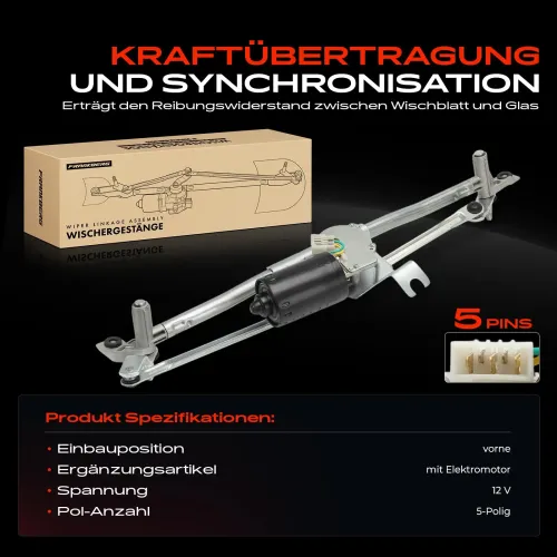 Wischergestänge 12 V vorne Frankberg 5481FB0051996 Bild Wischergestänge 12 V vorne Frankberg 5481FB0051996