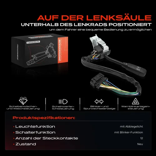 Lenkstockschalter Frankberg 5481FB0052190 Bild Lenkstockschalter Frankberg 5481FB0052190