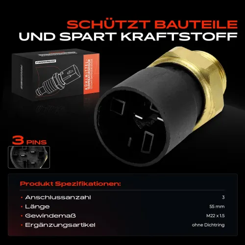 Sensor, Kühlmitteltemperatur Frankberg 5481FB0052220 Bild Sensor, Kühlmitteltemperatur Frankberg 5481FB0052220