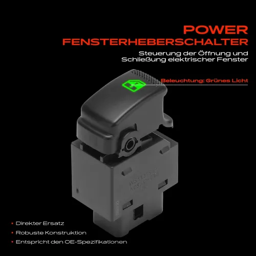 Schalter, Fensterheber hinten links Frankberg 5481FB0052228 Bild Schalter, Fensterheber hinten links Frankberg 5481FB0052228