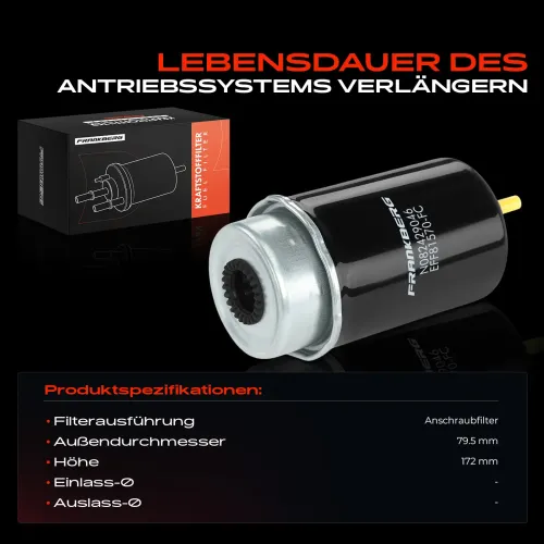 Kraftstofffilter Frankberg 5481FB0052246 Bild Kraftstofffilter Frankberg 5481FB0052246