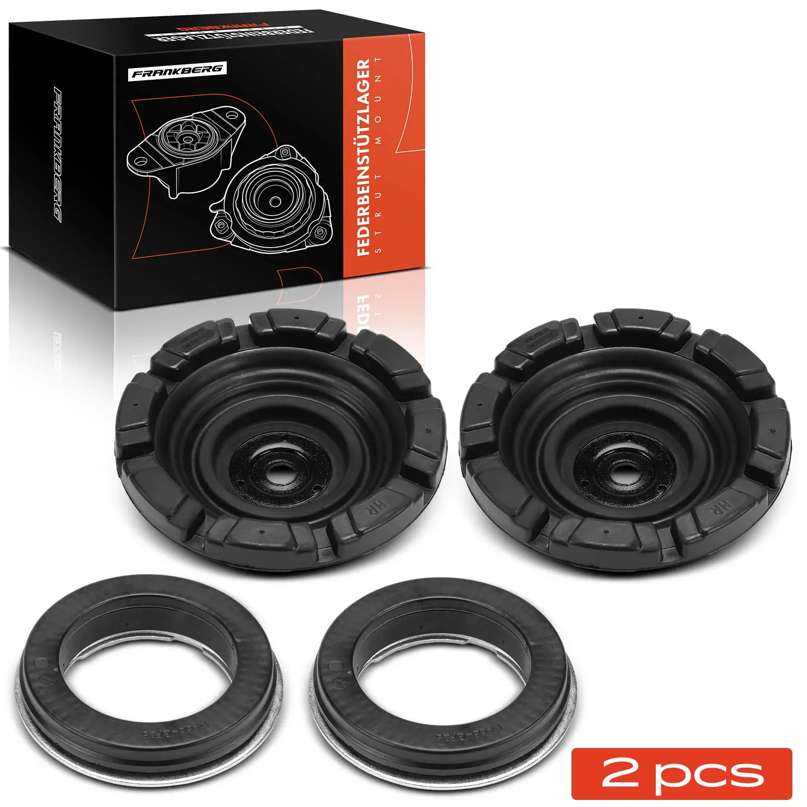 Federbeinstützlager Vorderachse beidseitig Frankberg 5481FB0052357
