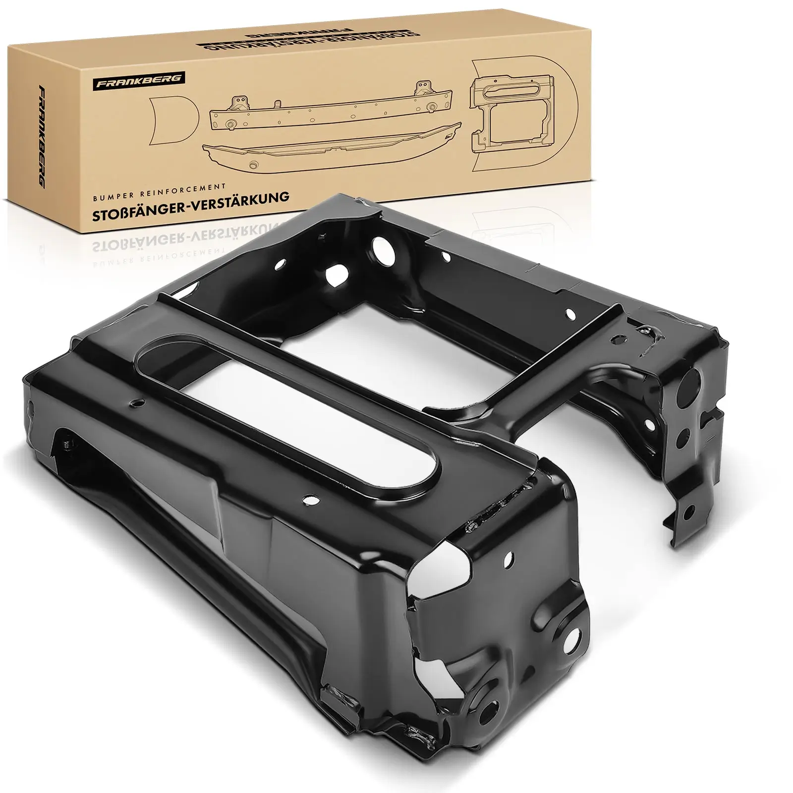 Träger, Stoßfänger Vorderachse links Frankberg 5481FB0052431