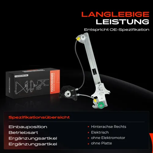 Fensterheber hinten rechts Frankberg 5481FB0052488 Bild Fensterheber hinten rechts Frankberg 5481FB0052488