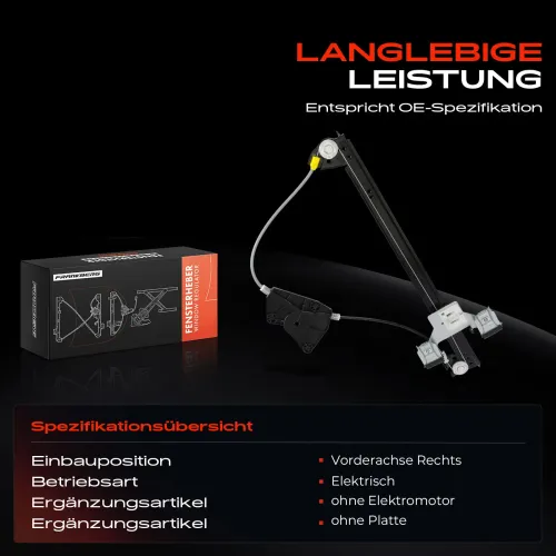 Fensterheber vorne rechts Frankberg 5481FB0052490 Bild Fensterheber vorne rechts Frankberg 5481FB0052490