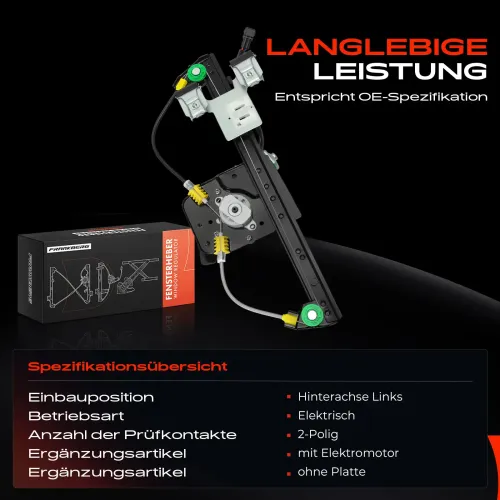 Fensterheber hinten links Frankberg 5481FB0052507 Bild Fensterheber hinten links Frankberg 5481FB0052507