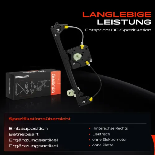 Fensterheber hinten rechts Frankberg 5481FB0052518 Bild Fensterheber hinten rechts Frankberg 5481FB0052518