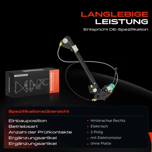 Fensterheber hinten rechts Frankberg 5481FB0052524 Bild Fensterheber hinten rechts Frankberg 5481FB0052524