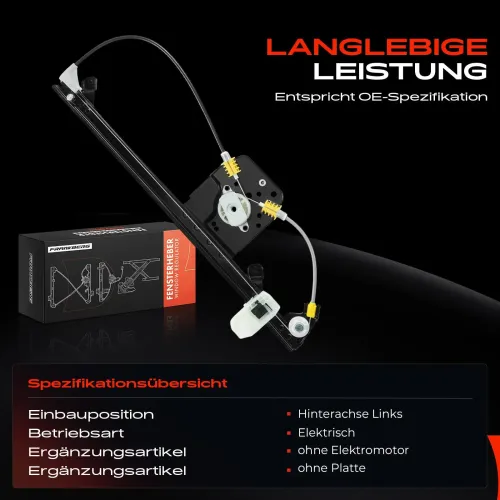 Fensterheber hinten links Frankberg 5481FB0052527 Bild Fensterheber hinten links Frankberg 5481FB0052527