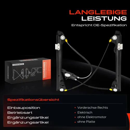 Fensterheber vorne rechts Frankberg 5481FB0052539 Bild Fensterheber vorne rechts Frankberg 5481FB0052539