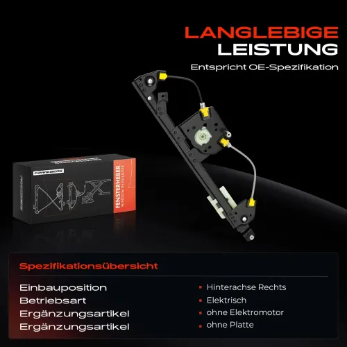 Fensterheber hinten rechts Frankberg 5481FB0052553 Bild Fensterheber hinten rechts Frankberg 5481FB0052553