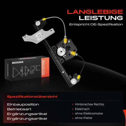 Fensterheber hinten rechts Frankberg 5481FB0052567 Bild Fensterheber hinten rechts Frankberg 5481FB0052567