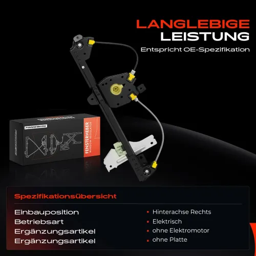 Fensterheber hinten rechts Frankberg 5481FB0052577 Bild Fensterheber hinten rechts Frankberg 5481FB0052577