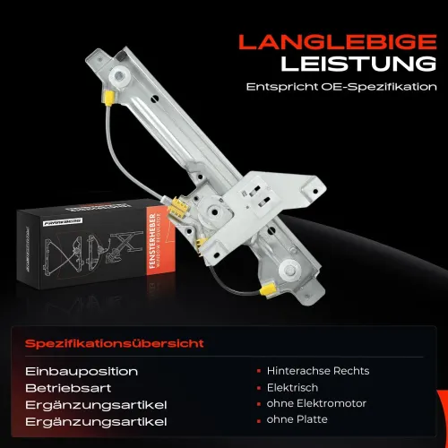 Fensterheber hinten rechts Frankberg 5481FB0052590 Bild Fensterheber hinten rechts Frankberg 5481FB0052590