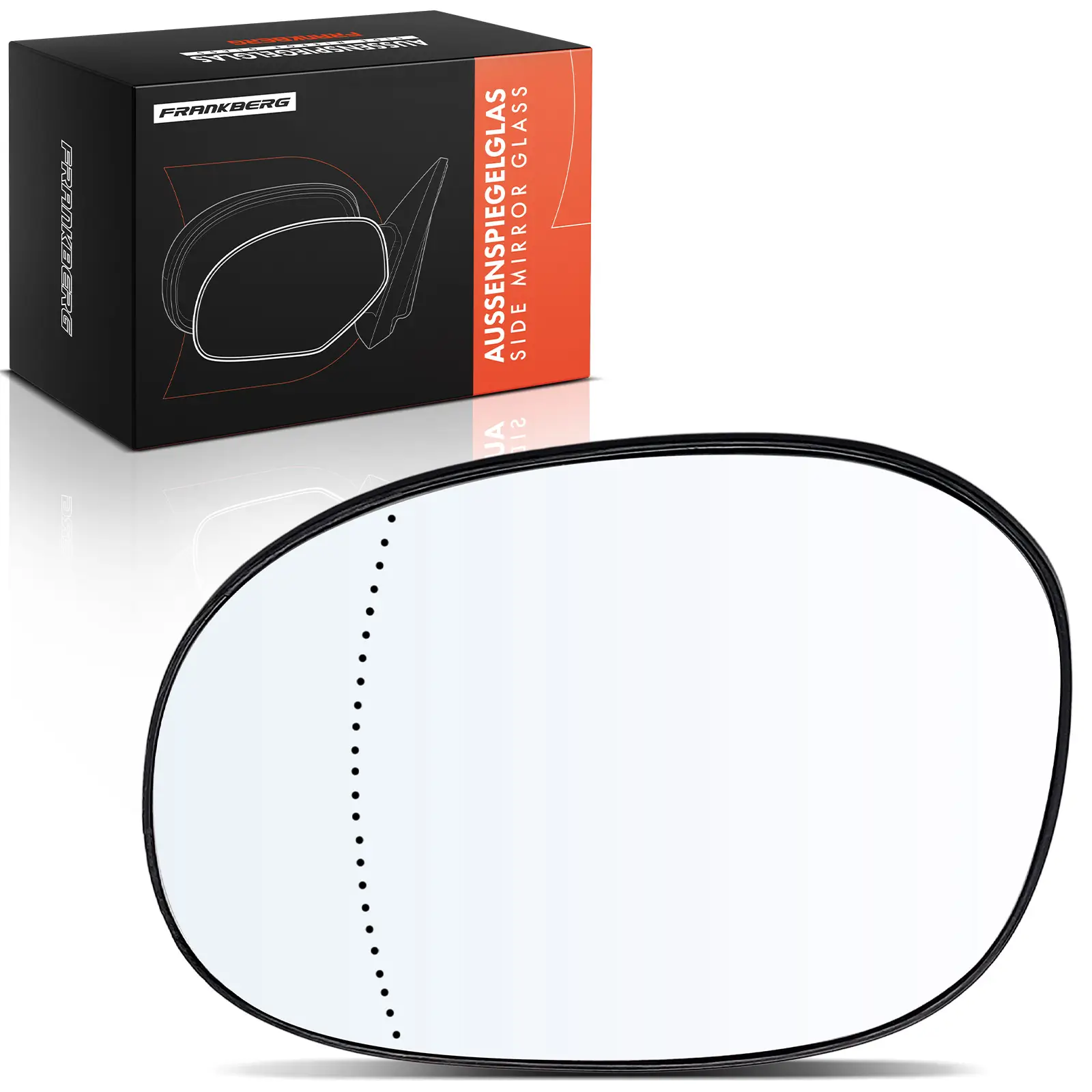 Spiegelglas, Außenspiegel Vorderachse links Frankberg 5481FB0052666