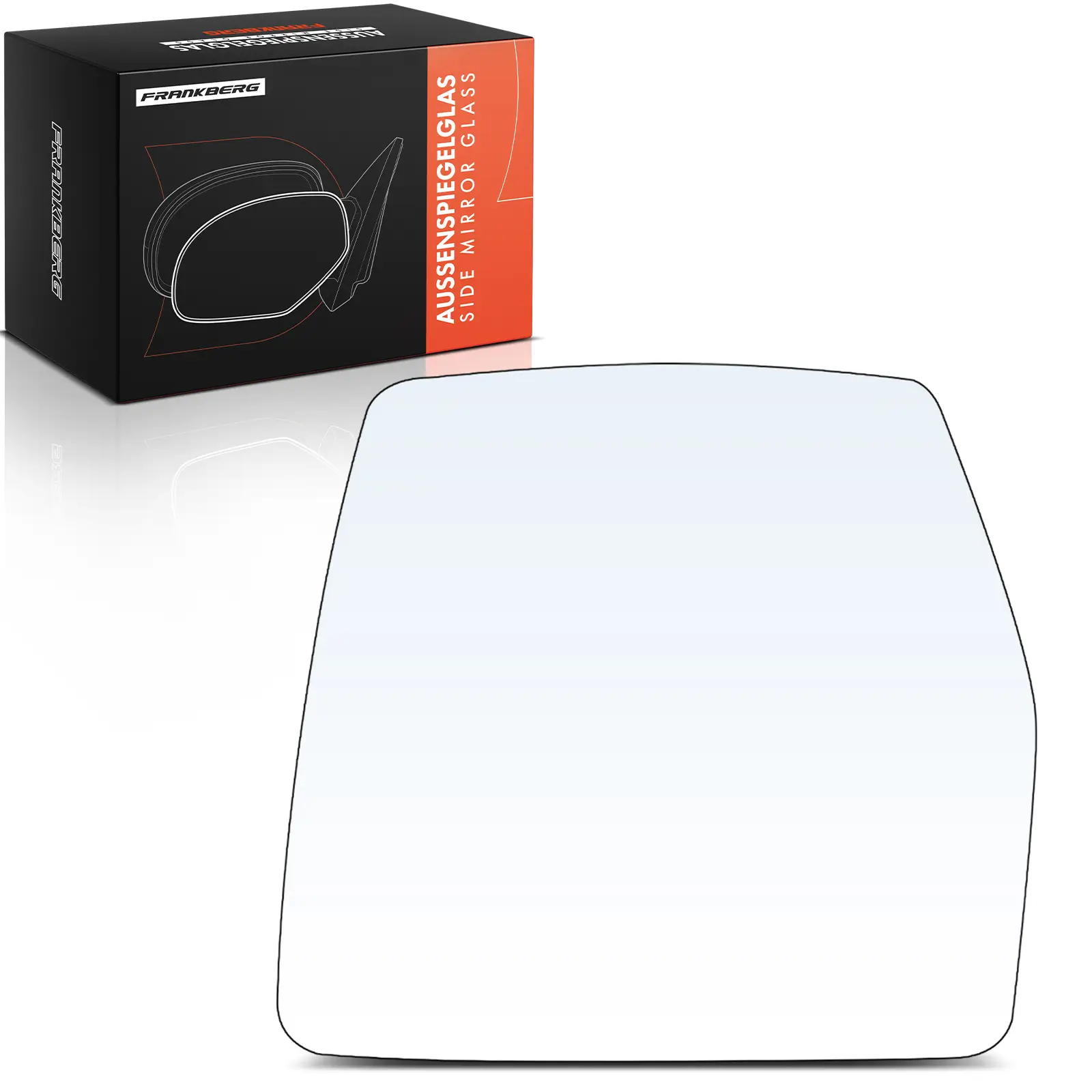Spiegelglas, Außenspiegel Vorderachse links Frankberg 5481FB0052696